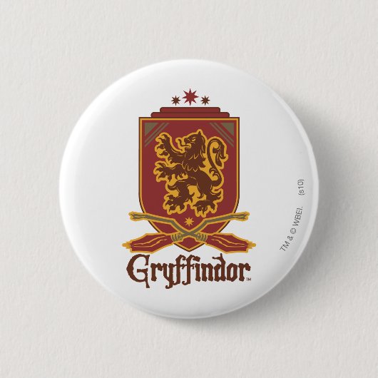 Harry Potter | Gryffindor QUIDDITCH™-badge Ronde Button 5,7 Cm (Voorkant)
