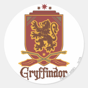 Harry Potter   Gryffindor QUIDDITCH™-badge Ronde Sticker
