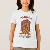Harry Potter | Gryffindor QUIDDITCH™  Badge Tri-Blend Shirt (Voorkant)