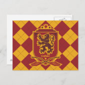 Harry Potter | Gryffindor QUIDDITCH™ Crest Briefkaart (Voorkant / Achterkant)