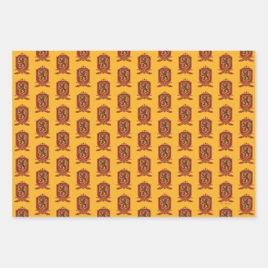 Harry Potter | Gryffindor QUIDDITCH™ Crest Inpakpapier Vel (Voorkant 3)