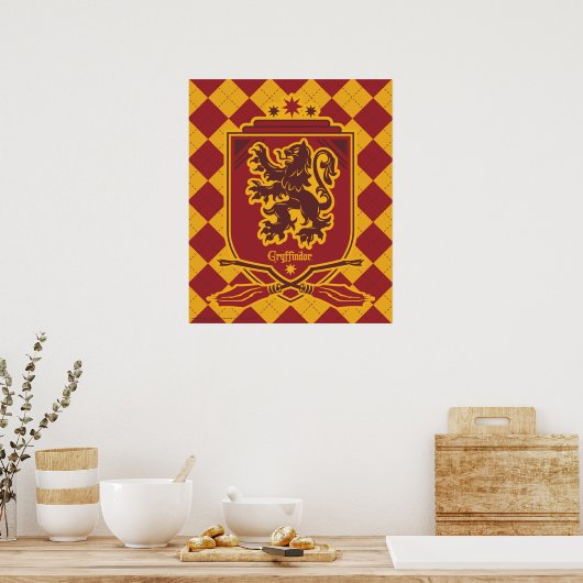 Harry Potter | Gryffindor QUIDDITCH™ Crest Poster (Keuken)