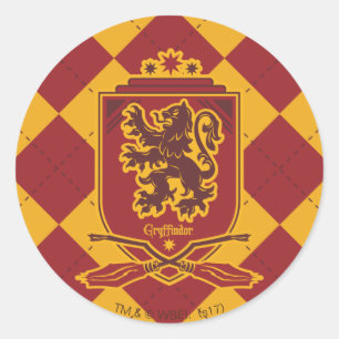 Harry Potter Gryffindor QUIDDITCH™ Crest Ronde Sticker