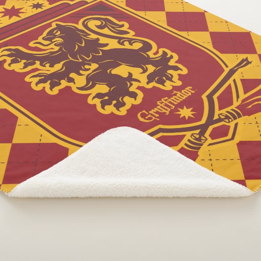 Harry Potter | Gryffindor QUIDDITCH™ Crest Sherpa Deken (3/4)