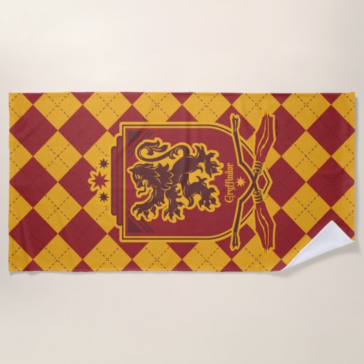 Harry Potter | Gryffindor QUIDDITCH™ Crest Strandlaken (Voorkant)