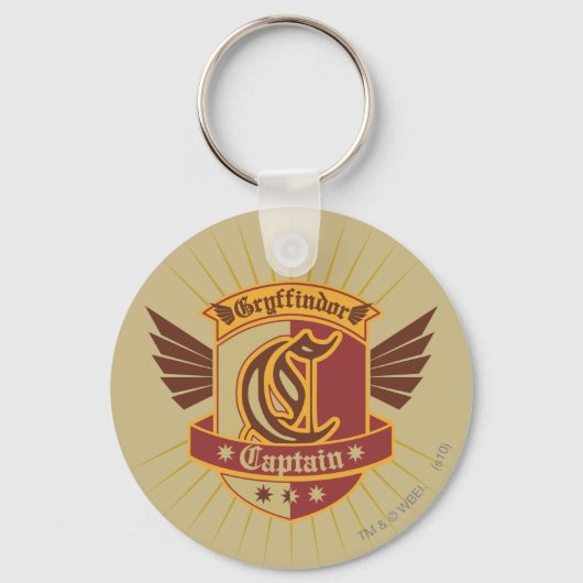 Harry Potter | Gryffindor QUIDDITCH � Kapitein Emb Sleutelhanger (Voorkant)