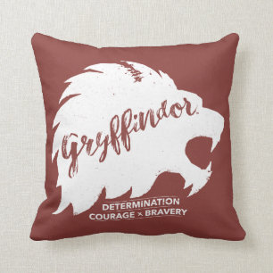 Harry Potter   GRYFFINDOR™ Silhouet Typografie Kussen