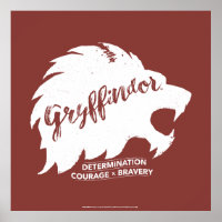 Harry Potter | GRYFFINDOR™ Silhouettypografie