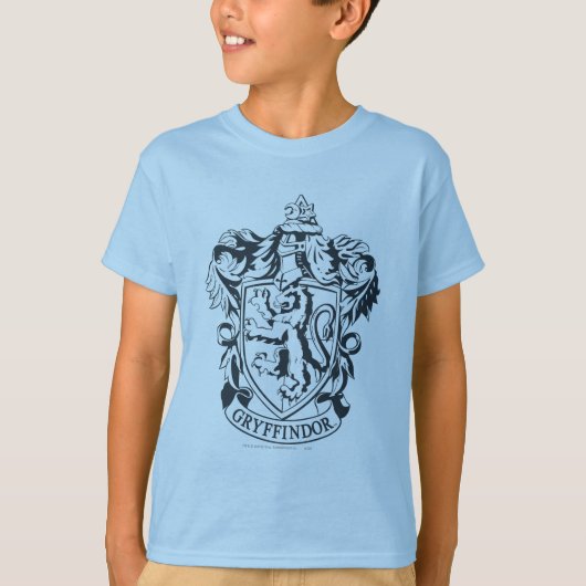 Harry Potter | Gryffindor Sjabloon Schets T-shirt (Voorkant)