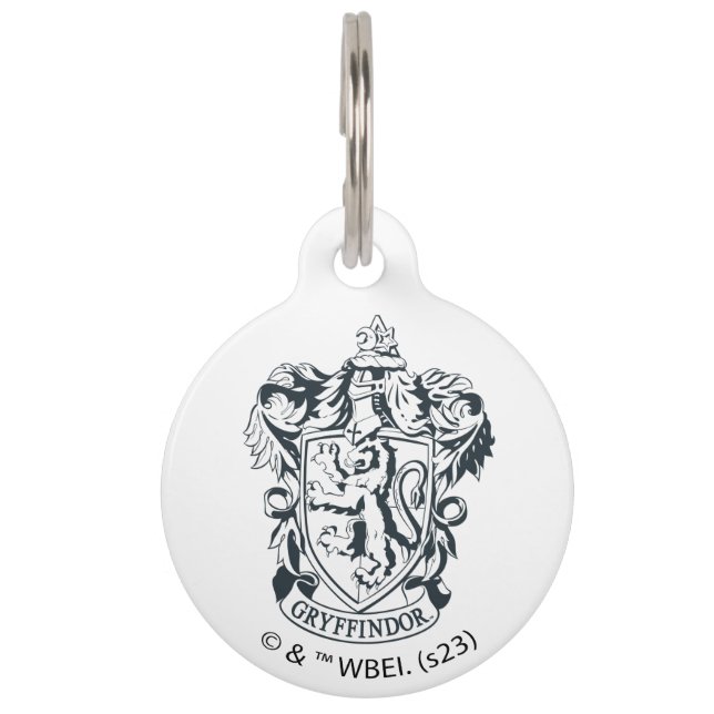 Harry Potter | Gryffindor Stencil Sketch Huisdierpenning (Voorkant)