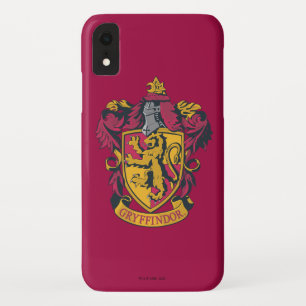 Harry Potter Gryffindor Wapen Goud en Rood iPhone XR Hoesje