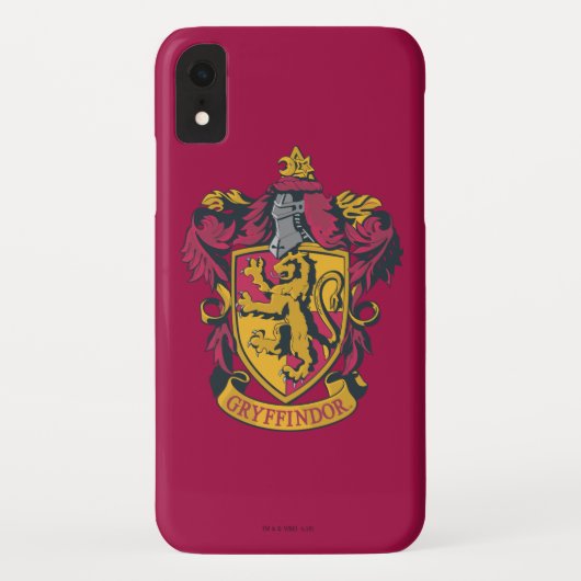 Harry Potter | Gryffindor Wapen Goud en Rood Case-Mate iPhone Case (Achterkant)