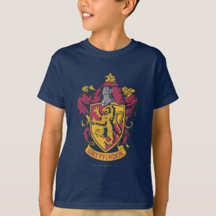 Harry Potter Gryffindor Wapen Goud en Rood T-shirt