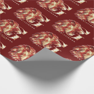 Harry Potter   GRYFFINDOR™-Waterverf Cadeaupapier