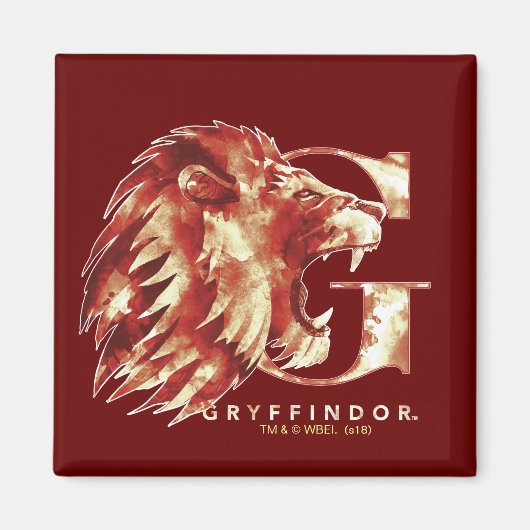 Harry Potter | GRYFFINDOR™-Waterverf Magneet (Voorkant)