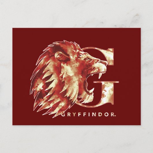 Harry Potter| GRYFFINDOR™-Waterverf van leien Briefkaart (Voorkant)