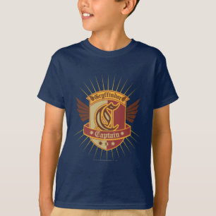 Harry Potter   Gryffindor ZWADDER Kapitein Embleem T-shirt