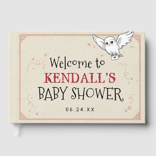 Harry Potter | Hedwig Baby Shower Gastenboek (Voorkant)