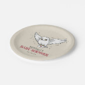 Harry Potter | Hedwig Baby shower Papieren Bordje (Gekanteld)