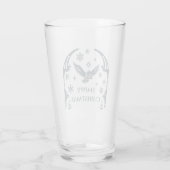 HARRY POTTER™ Hedwig bezorgt vakantiebrief Glas (Achterkant)