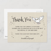 Harry Potter | Hedwig - Dank je wel Briefkaart (Voorkant / Achterkant)