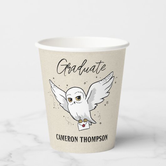 Harry Potter | Hedwig Graduation Papieren Bekers (Voorkant)