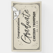 Harry Potter | Hedwig Graduation Spandoek (Verticaal)