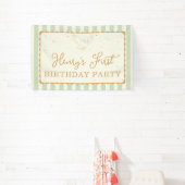 Harry Potter Hedwig Green Stripe Birthday Spandoek (Insitu)