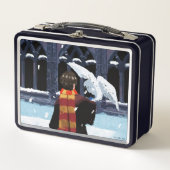 HARRY POTTER™ & Hedwig in de sneeuw (Voorkant)