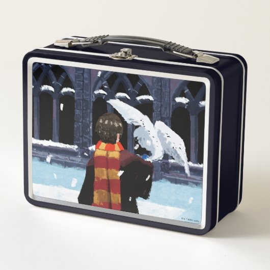 HARRY POTTER™ & Hedwig in de sneeuw (Voorkant)
