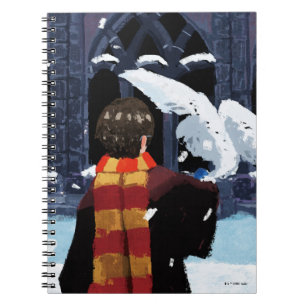 HARRY POTTER™ & Hedwig in de sneeuw Notitieboek