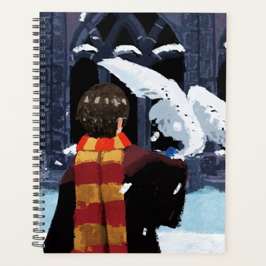 HARRY POTTER™ & Hedwig in de sneeuw Planner (Voorkant)