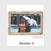 HARRY POTTER™ & Hedwig in de sneeuw Sticker (Vel)