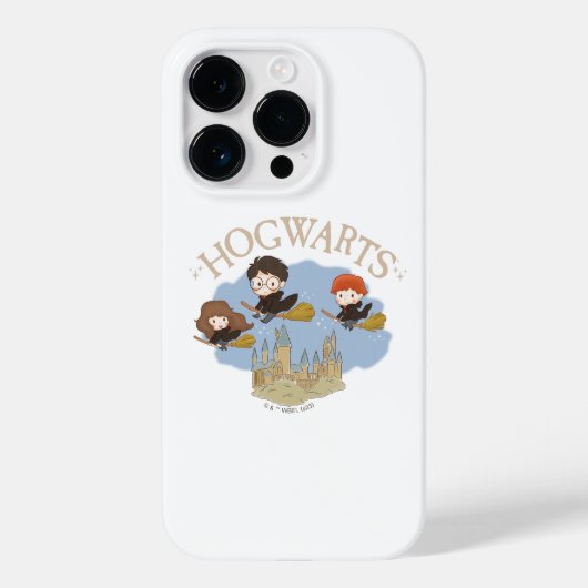 HARRY POTTER™, Hermelien & Ron Fly Over Zweinstein Case-Mate iPhone Case (Achterkant)
