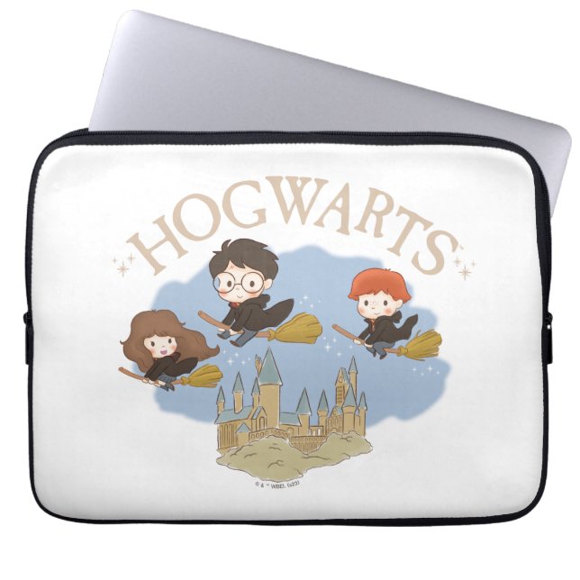 HARRY POTTER™, Hermelien & Ron Fly Over Zweinstein Laptop Sleeve (Voorkant)