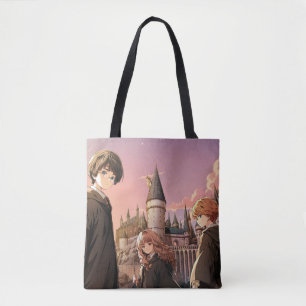 HARRY POTTER™ Hermelien & Ron HOGWARTS™ Anime Scen Draagtas