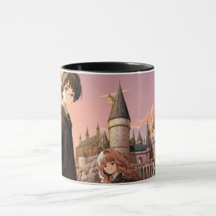HARRY POTTER™ Hermelien & Ron HOGWARTS™ Anime Scen Mok