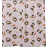 HARRY POTTER™, Hermelien & Ron Vliegpatroon Douchegordijn (Voorkant)