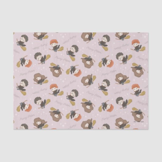 HARRY POTTER™, Hermelien & Ron Vliegpatroon Tissuepapier (Voorkant)