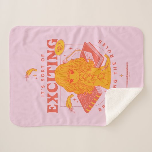 HARRY POTTER™ | Hermione Granger Het is spannend Sherpa Deken (Voorkant (horizontaal))