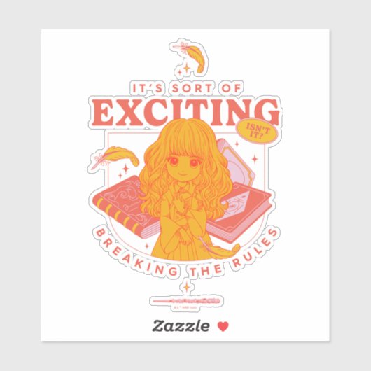 HARRY POTTER™ | Hermione Granger Het is spannend Sticker (Vel)
