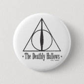 Harry Potter | Het dodelijke galm Ronde Button 5,7 Cm (Voorkant)