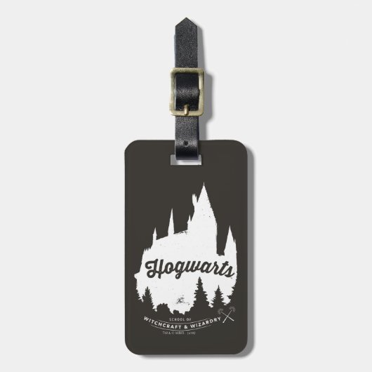 Harry Potter| HGWARTS™ Castle Typography Bagagelabel (Voorkant verticaal)