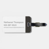 Harry Potter| HGWARTS™ Castle Typography Bagagelabel (Achterkant horizontaal)