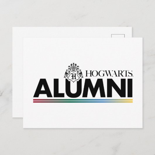 Harry Potter | HOGWARTS™ Alumni Briefkaart (Voorkant / Achterkant)