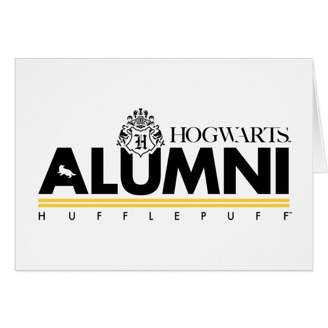 Harry Potter | HOGWARTS™ Alumni HUFFLEPUFF™ (Voorkant Horizontaal)