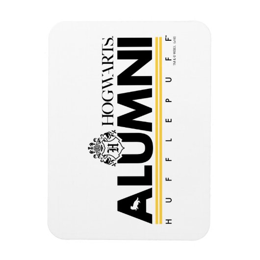 Harry Potter | HOGWARTS™ Alumni HUFFLEPUFF™ Magneet (Verticaal)