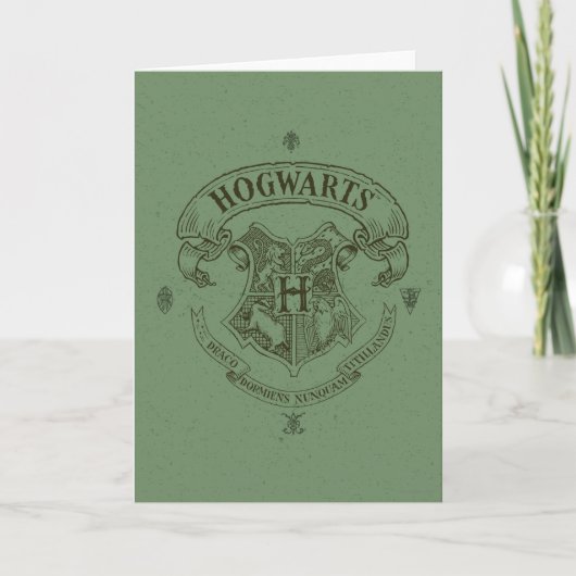 Harry Potter | Hogwarts Banner Crest Kaart (Voorkant)
