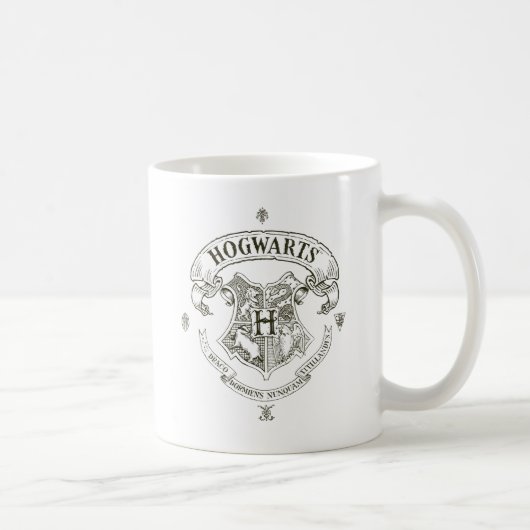 Harry Potter | Hogwarts Banner Crest Koffiemok (Rechts)