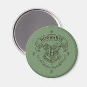 Harry Potter | Hogwarts Banner Crest Magneet (Voorkant / Achterkant)